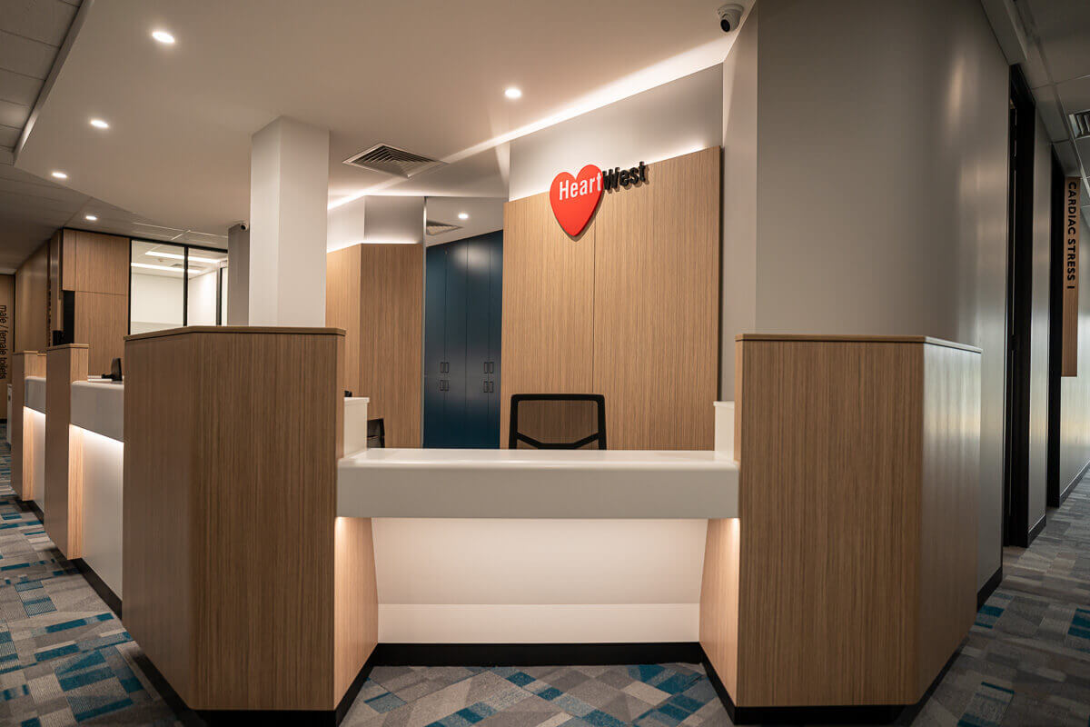 Heart West Reception - Clinics By Design